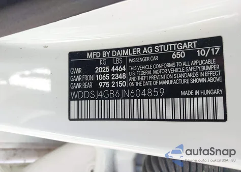 2018 Mercedes-Benz Cla 250 4Matic from USA, damaged, VIN WDDSJ4GB6JN604859